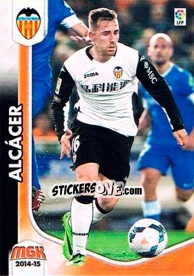 Cromo Alcácer - Liga BBVA 2014-2015. Megacracks - Panini