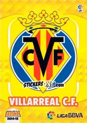 Sticker Escudo - Liga BBVA 2014-2015. Megacracks n. 343 - Panini