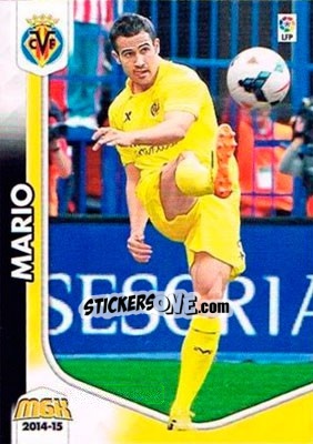 Figurina Mario - Liga BBVA 2014-2015. Megacracks - Panini