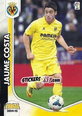 Cromo Jaume Costa - Liga BBVA 2014-2015. Megacracks - Panini