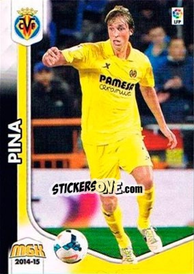 Sticker Pina - Liga BBVA 2014-2015. Megacracks n. 352 - Panini