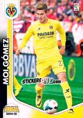 Figurina Moi Gómez - Liga BBVA 2014-2015. Megacracks - Panini
