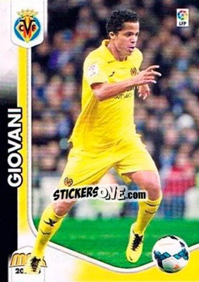 Sticker Giovani Dos Santos - Liga BBVA 2014-2015. Megacracks n. 358 - Panini
