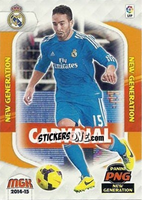 Sticker Carvajal - Liga BBVA 2014-2015. Megacracks n. 366 - Panini