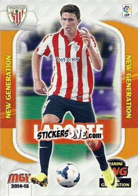 Cromo Laporte - Liga BBVA 2014-2015. Megacracks - Panini