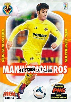 Sticker Manu Trigueros - Liga BBVA 2014-2015. Megacracks - Panini