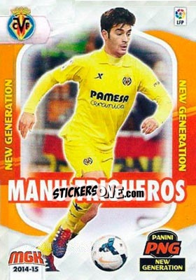 Sticker Manu Trigueros - Liga BBVA 2014-2015. Megacracks n. 371 - Panini