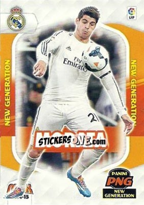 Sticker Morata - Liga BBVA 2014-2015. Megacracks n. 372 - Panini