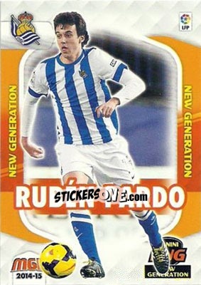 Sticker Rubén Pardo - Liga BBVA 2014-2015. Megacracks n. 375 - Panini