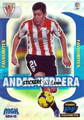 Sticker Ander Herrera - Liga BBVA 2014-2015. Megacracks n. 379 - Panini