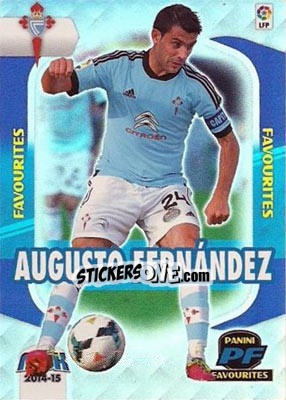 Sticker Augusto Fernández - Liga BBVA 2014-2015. Megacracks n. 381 - Panini