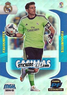 Figurina Casillas - Liga BBVA 2014-2015. Megacracks - Panini