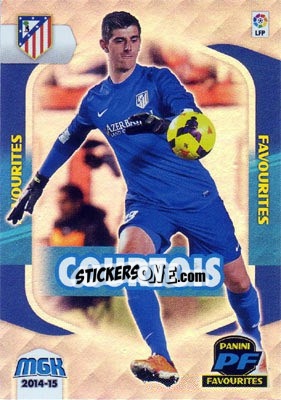 Sticker Courtois - Liga BBVA 2014-2015. Megacracks - Panini