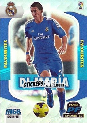 Sticker Di María - Liga BBVA 2014-2015. Megacracks n. 387 - Panini