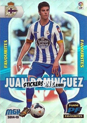 Sticker Juan Domínguez - Liga BBVA 2014-2015. Megacracks n. 394 - Panini