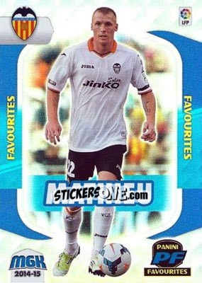 Sticker Jérémy Mathieu - Liga BBVA 2014-2015. Megacracks n. 399 - Panini