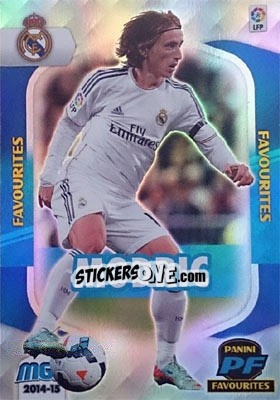 Sticker Modric - Liga BBVA 2014-2015. Megacracks n. 400 - Panini