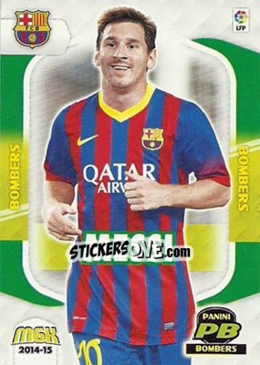 Sticker Messi - Liga BBVA 2014-2015. Megacracks n. 417 - Panini