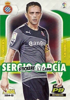 Figurina Sergio García - Liga BBVA 2014-2015. Megacracks - Panini