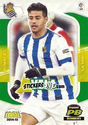 Sticker Carlos Vela - Liga BBVA 2014-2015. Megacracks n. 422 - Panini