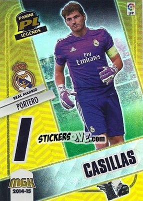 Sticker Casillas - Liga BBVA 2014-2015. Megacracks n. 426 - Panini