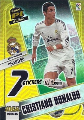 Sticker Cristiano Ronaldo - Liga BBVA 2014-2015. Megacracks - Panini