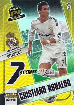 Figurina Cristiano Ronaldo - Liga BBVA 2014-2015. Megacracks - Panini