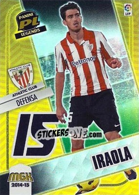 Figurina Iraola - Liga BBVA 2014-2015. Megacracks - Panini