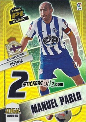 Cromo Manuel Pablo - Liga BBVA 2014-2015. Megacracks - Panini