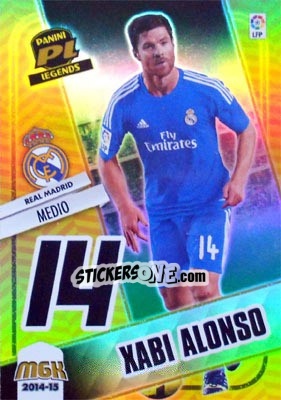 Sticker Xabi Alonso - Liga BBVA 2014-2015. Megacracks - Panini