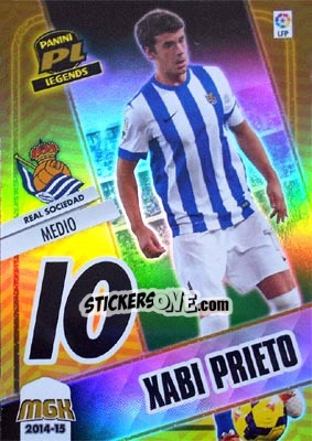 Cromo Xabi Prieto - Liga BBVA 2014-2015. Megacracks - Panini