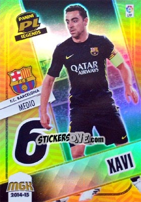 Sticker Xavi Hernández - Liga BBVA 2014-2015. Megacracks n. 441 - Panini