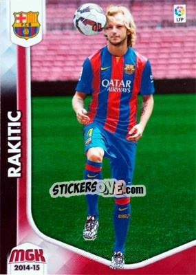 Sticker Rakitic - Liga BBVA 2014-2015. Megacracks - Panini