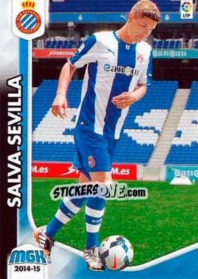Figurina Salva Sevilla - Liga BBVA 2014-2015. Megacracks - Panini