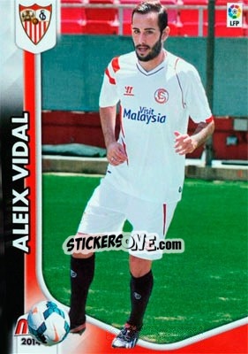 Figurina Aleix Vidal - Liga BBVA 2014-2015. Megacracks - Panini