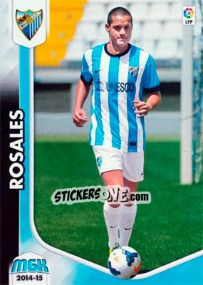 Sticker Rosales - Liga BBVA 2014-2015. Megacracks - Panini