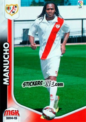 Sticker Manucho - Liga BBVA 2014-2015. Megacracks - Panini