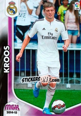 Sticker Kroos - Liga BBVA 2014-2015. Megacracks - Panini