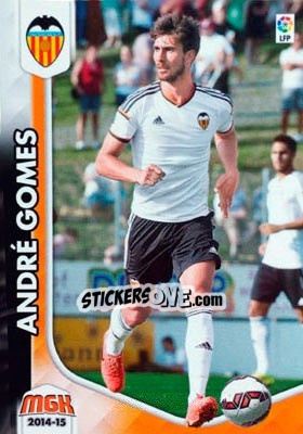 Sticker André Gomes - Liga BBVA 2014-2015. Megacracks - Panini