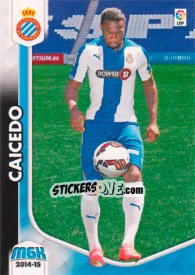 Sticker Felipe Caicedo - Liga BBVA 2014-2015. Megacracks - Panini