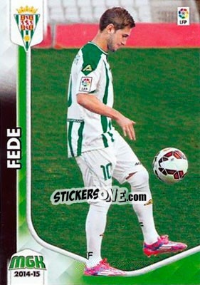 Sticker Fede - Liga BBVA 2014-2015. Megacracks - Panini