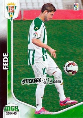 Sticker Fede - Liga BBVA 2014-2015. Megacracks n. 467 - Panini