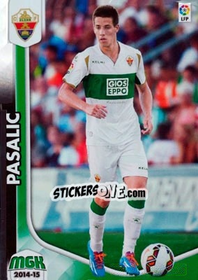 Sticker Pasalic - Liga BBVA 2014-2015. Megacracks n. 470 - Panini