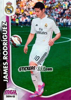 Sticker James Rodríguez - Liga BBVA 2014-2015. Megacracks n. 471 - Panini