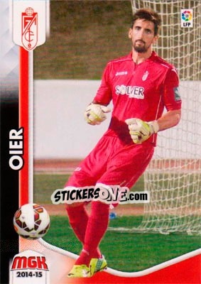 Sticker Oier - Liga BBVA 2014-2015. Megacracks n. 472 - Panini