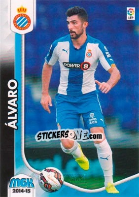 Cromo Álvaro - Liga BBVA 2014-2015. Megacracks - Panini