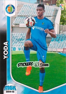 Sticker Yoda - Liga BBVA 2014-2015. Megacracks n. 477 - Panini
