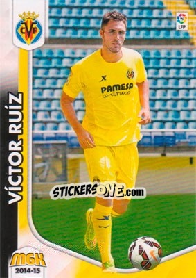 Cromo Víctor Ruiz - Liga BBVA 2014-2015. Megacracks - Panini