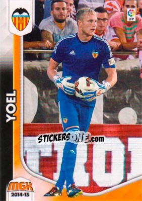 Sticker Yoel - Liga BBVA 2014-2015. Megacracks - Panini