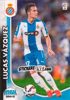Cromo Lucas Vázquez - Liga BBVA 2014-2015. Megacracks - Panini